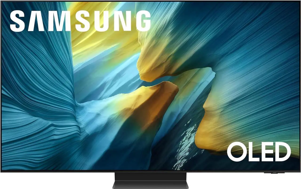 Alt view image 2 of 7 - Samsung QN55S95FAFXZA 55 Inch OLED HDR Pro 4K Smart TV with Q-Symphony Pro and 2 Year Amber Protection Plan (2025)