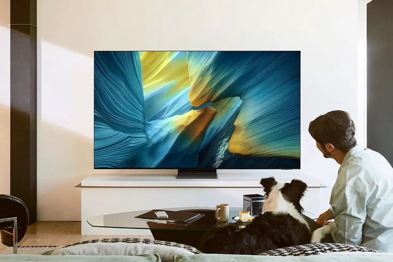 Alt view image 4 of 7 - Samsung QN55S95FAFXZA 55 Inch OLED HDR Pro 4K Smart TV with Q-Symphony Pro and 2 Year Amber Protection Plan (2025)