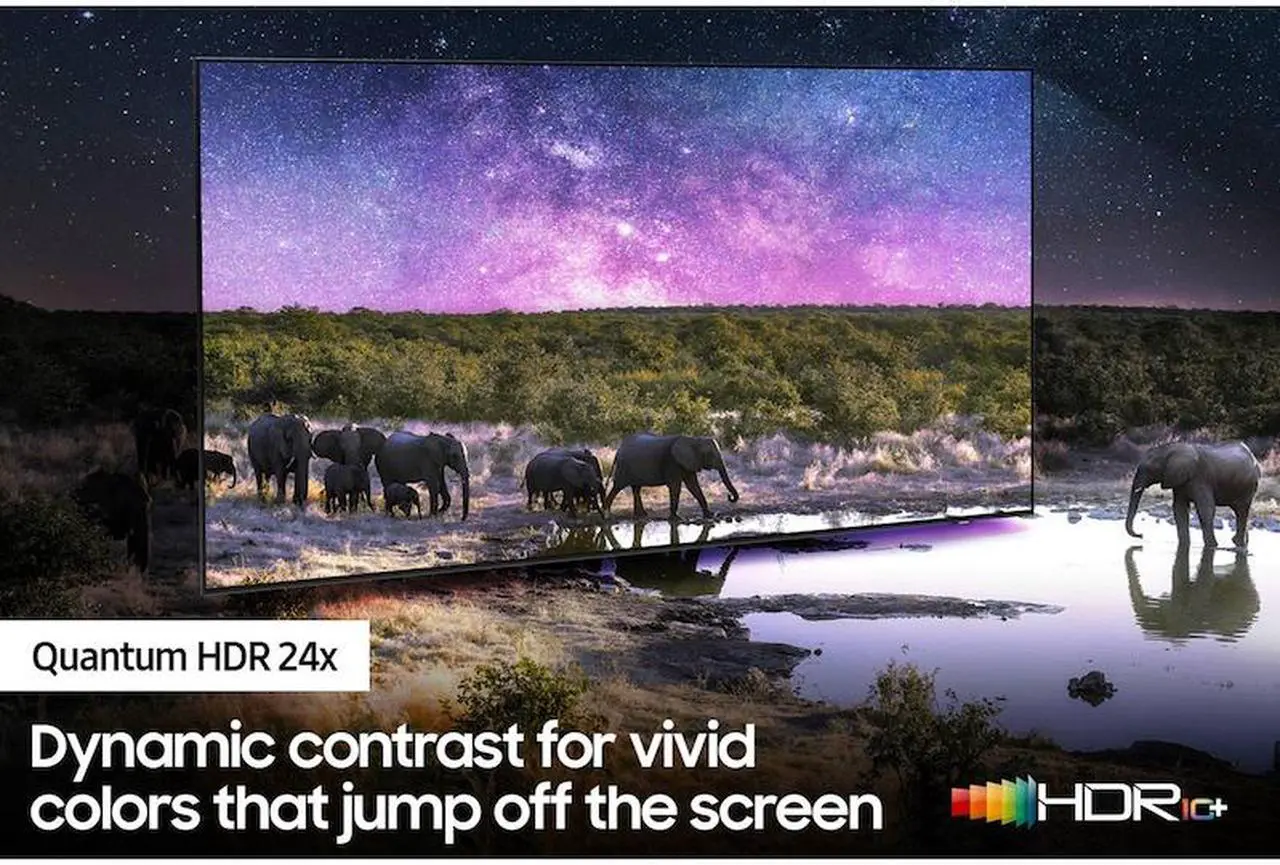Alt view image 5 of 7 - Samsung QN65QN85AA 65" QN85AA Series Neo QLED 4K UHD Smart TV with a Walts TV Large/Extra Large Full Motion Mount for 43"-90" Compatible TV's and Walts HDTV Screen Cleaner Kit (2021)