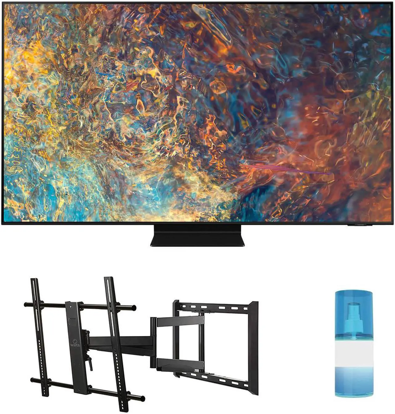 Main image of Samsung QN50QN90AA 50" Neo QLED QN90AA Series 4K Smart TV with a Walts TV Large/Extra Large Full Motion Mount for 43"-90" Compatible TV's and Walts HDTV Screen Cleaner Kit (2021)