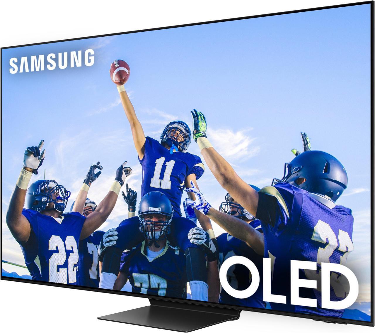 Alt view image 2 of 7 - Samsung QN55S95CAFXZA 55" Ultra Slim 4K Quantum HDR OLED Smart TV with a Walts TV Medium Full Motion Mount for 32"-65" Compatible TV's and Walts HDTV Screen Cleaner Kit (2023)
