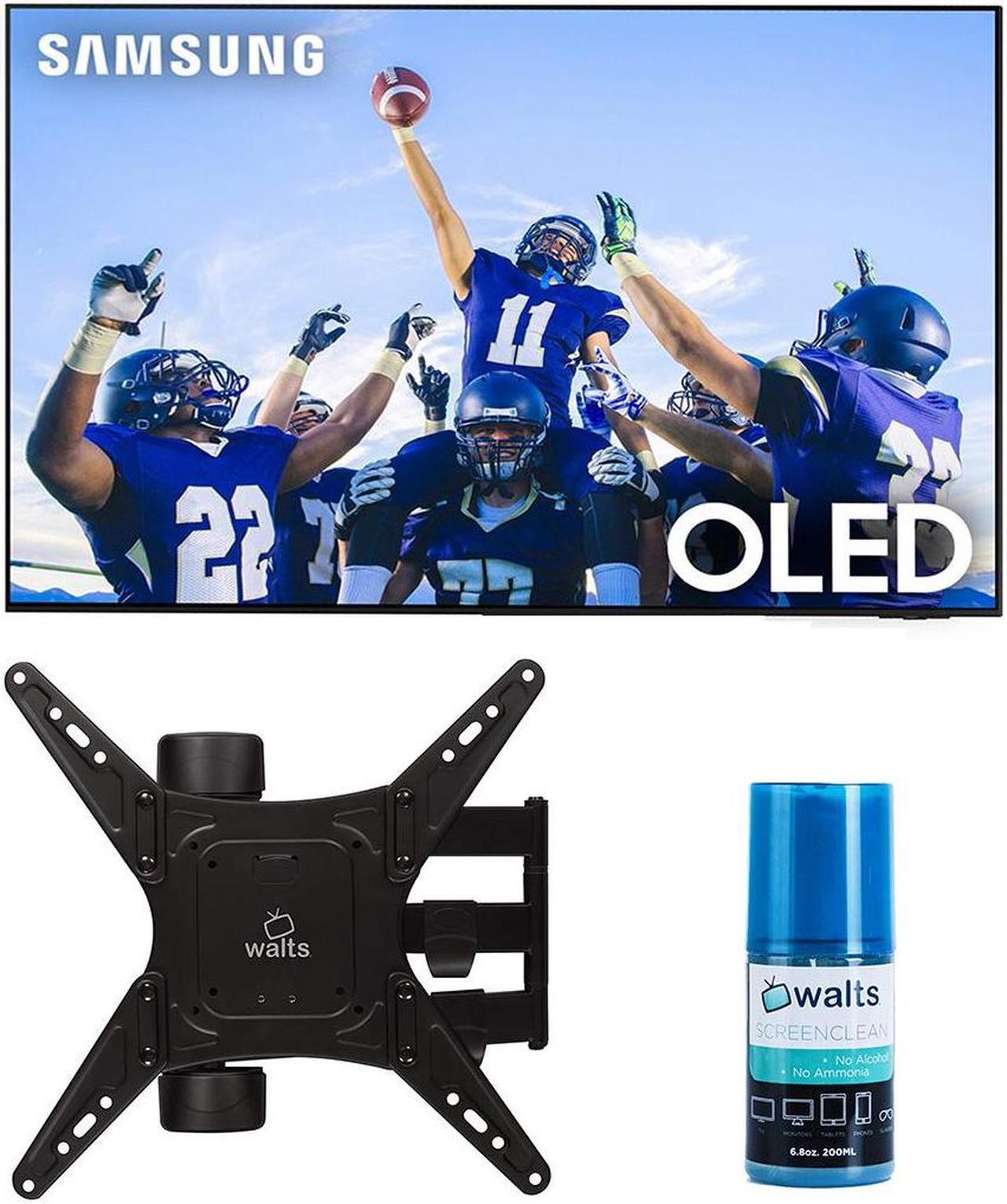 Main image of Samsung QN55S95CAFXZA 55" Ultra Slim 4K Quantum HDR OLED Smart TV with a Walts TV Medium Full Motion Mount for 32"-65" Compatible TV's and Walts HDTV Screen Cleaner Kit (2023)