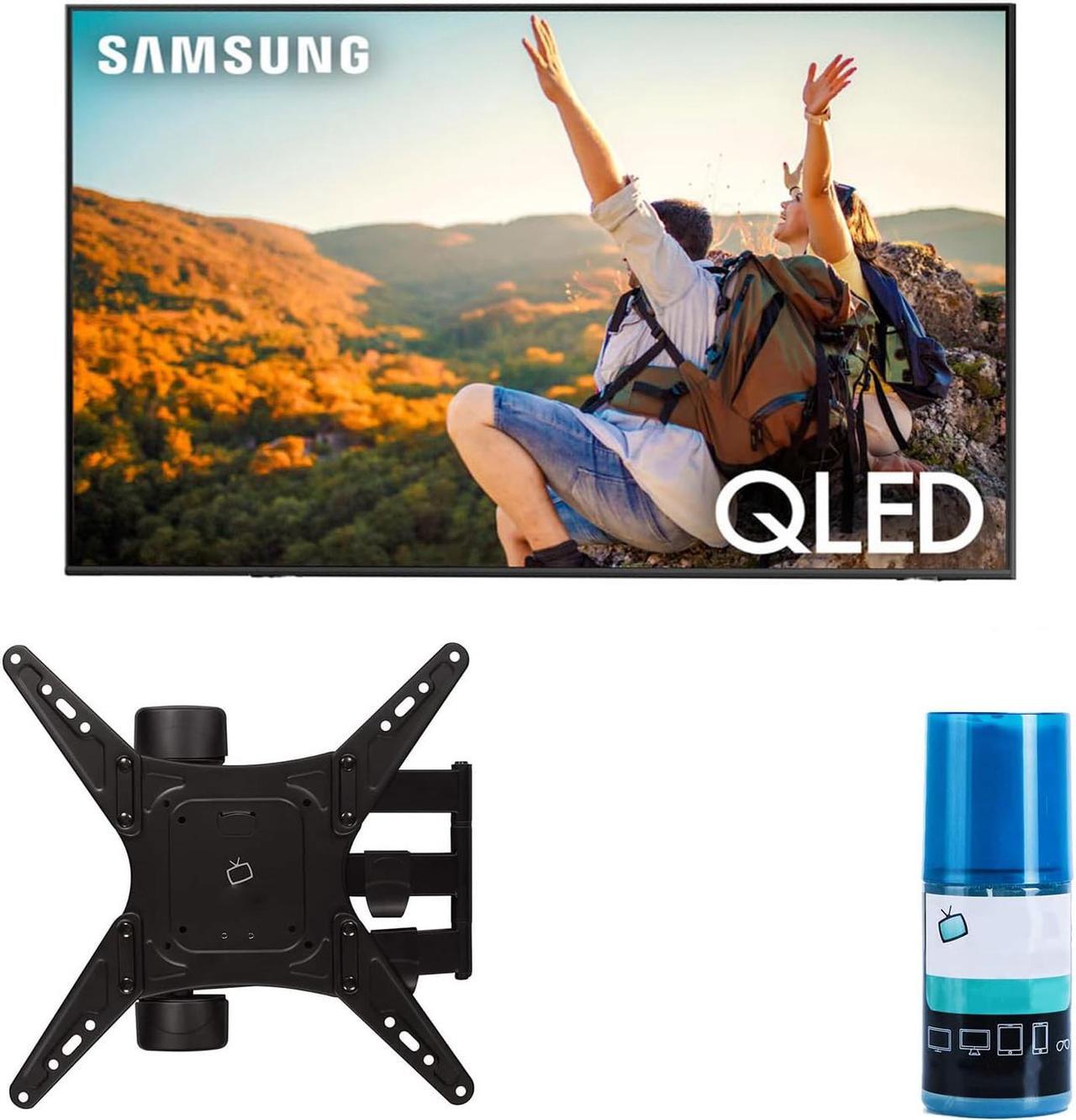 Main image of Samsung QN50Q80CAFXZA 50" 4K QLED Direct Full Array with Dolby Smart TV with a Walts TV Medium Full Motion Mount for 32"-65" Compatible TV's and Walts HDTV Screen Cleaner Kit (2023)