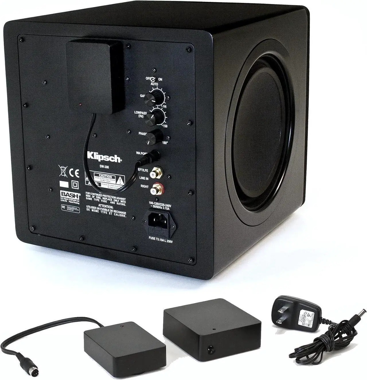 Alt view image 2 of 4 - Klipsch WA-2 Wireless Subwoofer Kit