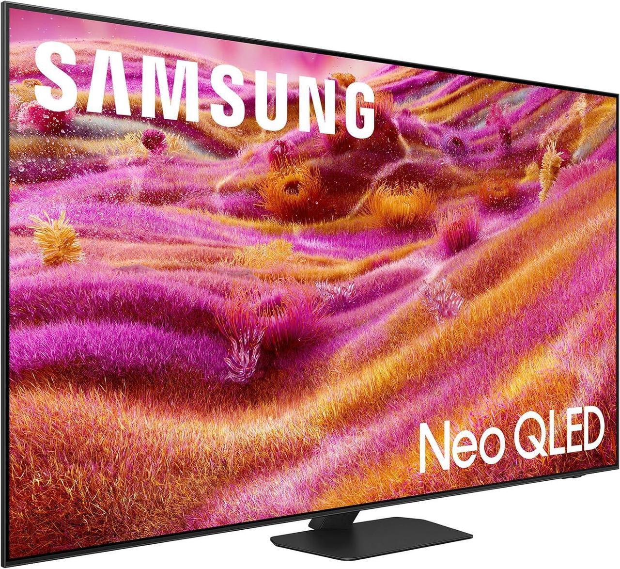 Alt view image 3 of 7 - Samsung QN98QN90FAFXZA 98 Inch Neo QLED 4K QN90F Vision AI Smart TV with a Walts TV FIXED-MOUNT-43-90 TV Mount for 43"-98" TVs and Amber Protection 3-OUTLET-SURGE Surge Protector (2025)