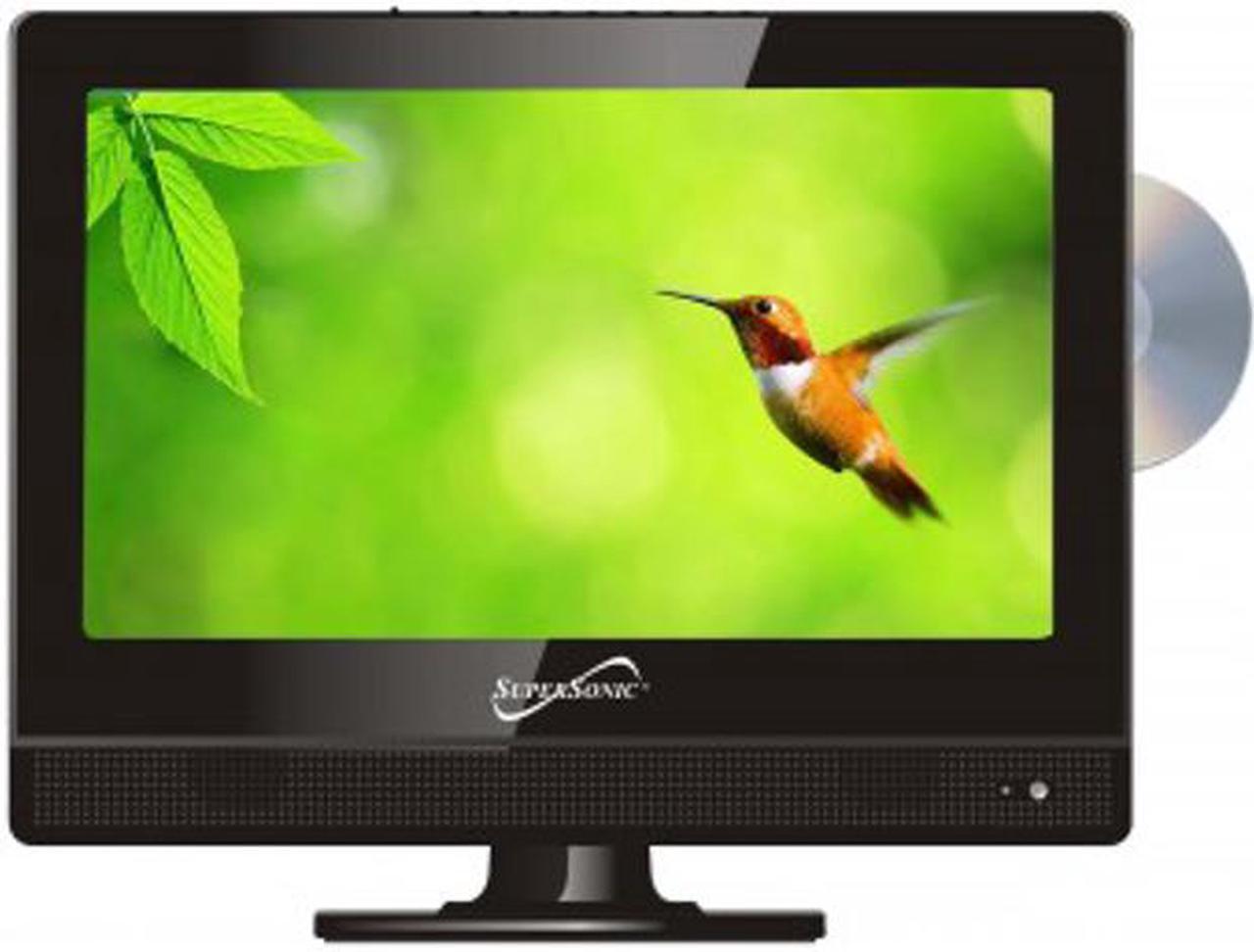 Main image of SUPERSONIC SC-1312 13" Black LED HDTV with Built-in DVD Player
