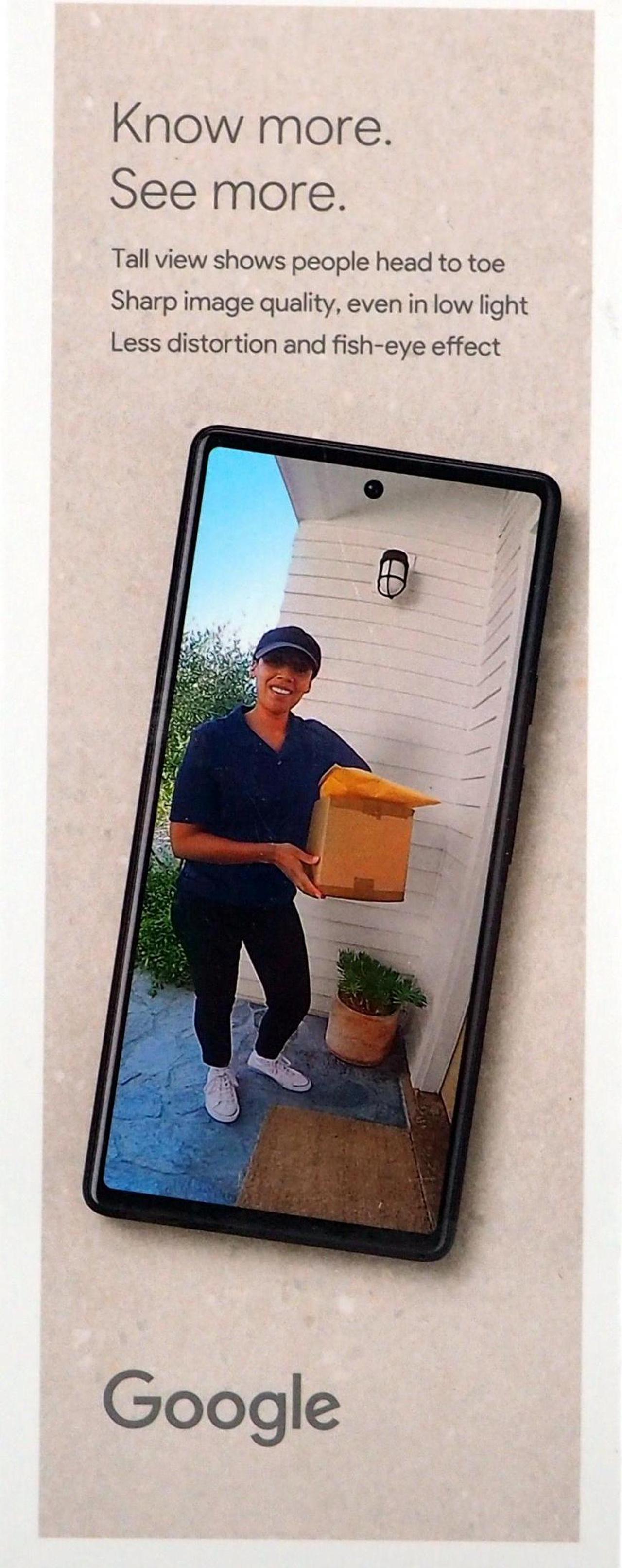 Alt view image 2 of 9 - Google Nest Doorbell 720p Wired Video Security Camera GA03696-US Ash