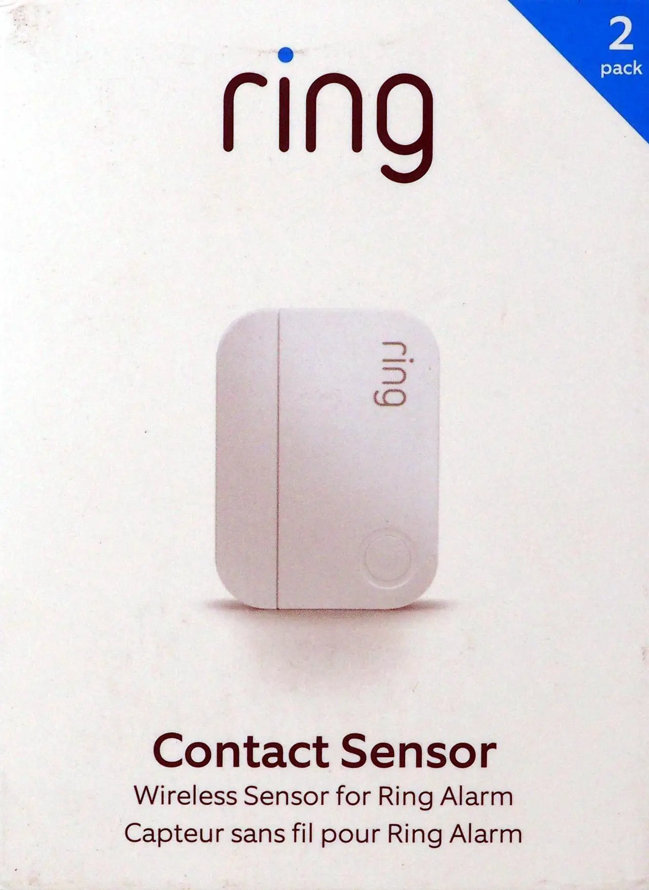 Alt view image 2 of 3 - Ring 2-Pack Alarm Window and Door Contact Sensor, White (2nd Generation)