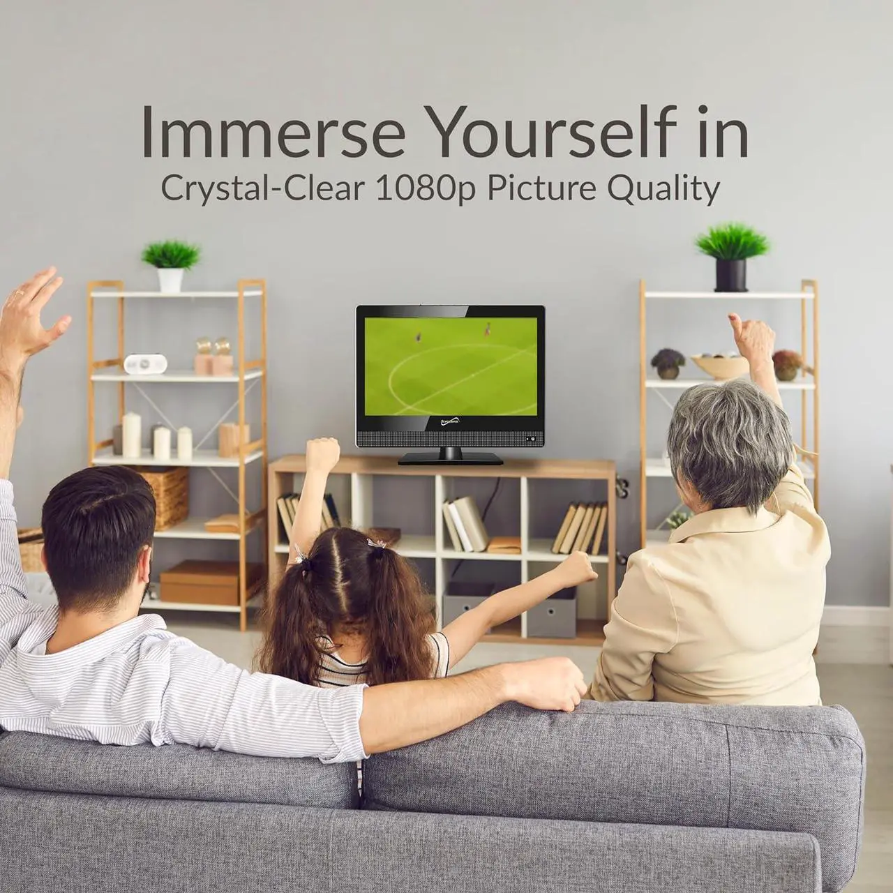 Alt view image 4 of 15 - Supersonic SC-1520VTV 15.6 inch Smart AC/DC LED TV 1080p, WiFi, Built-in Speakers 3X HDMI Remote Control