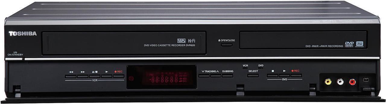Main image of Toshiba Dvr620 Dvd Recorder Vcr Combo VHS to Dvd Dubbing with Remote No Tuner