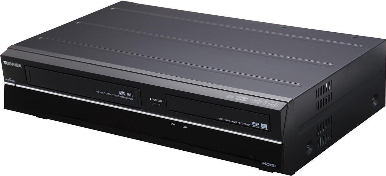 Alt view image 3 of 6 - Toshiba Dvr620 Dvd Recorder Vcr Combo VHS to Dvd Dubbing with Remote No Tuner