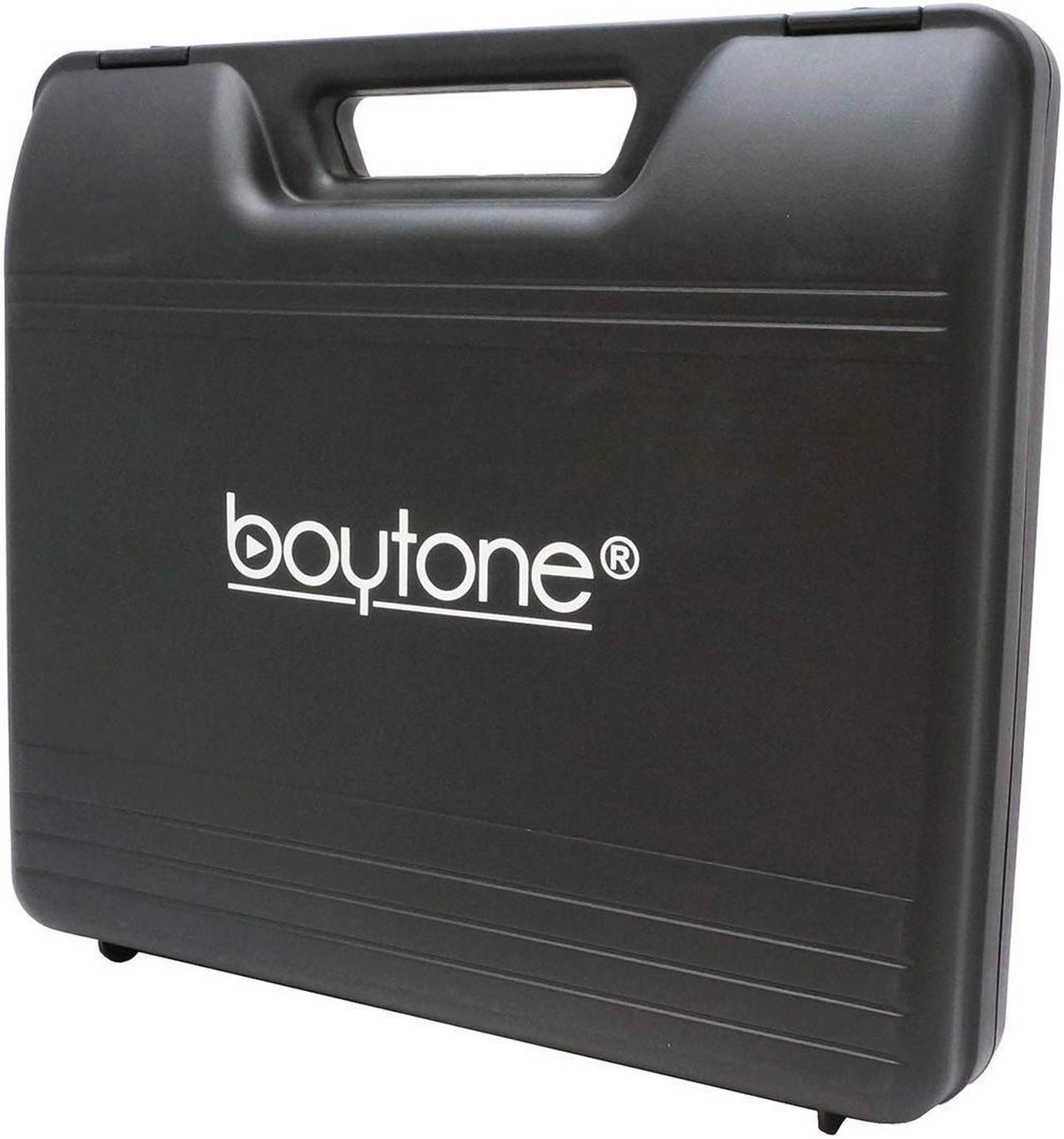 Alt view image 5 of 11 - Boytone BT-42VM Dual Channel Wireless Microphone System - VHF Fixed 2 Handheld for Karaoke, DJ, Church, Conference, with carrying cases
