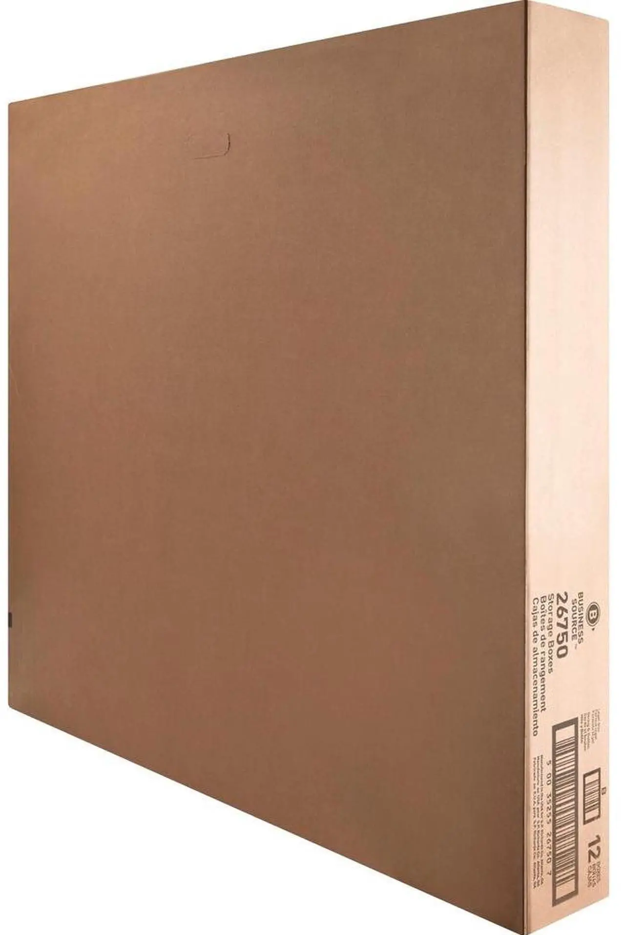 Alt view image 5 of 7 - Business Source Storage Boxes Legal 350 lbs. 15"x24"x10" 12/CT White 26750