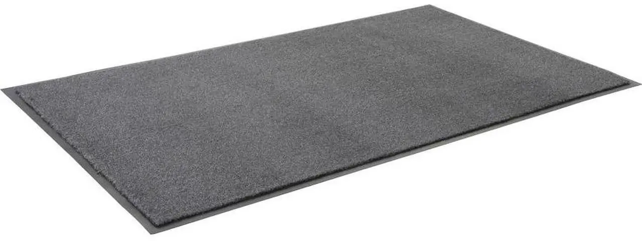 Alt view image 10 of 13 - Genuine Joe Indoor Mat Moisture Absorbent Vinyl Back 4'x6' Charcoal 56462
