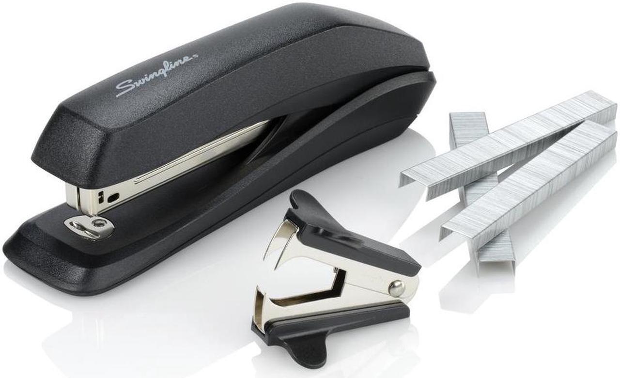 Alt view image 5 of 10 - Acco Standard Stapler w/1250 Staples and Stapler Remover Black 54567