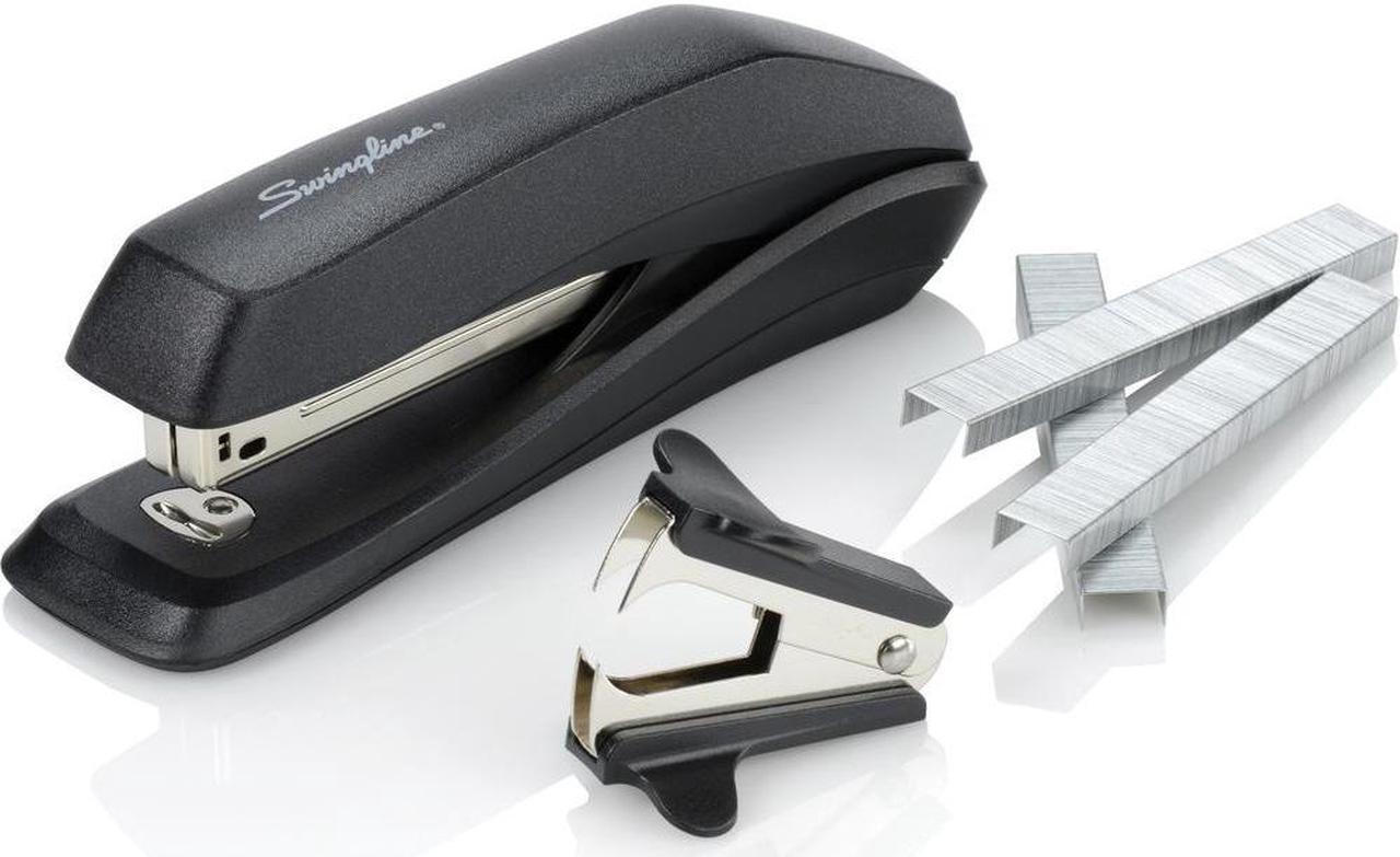 Alt view image 4 of 10 - Acco Standard Stapler w/1250 Staples and Stapler Remover Black 54567