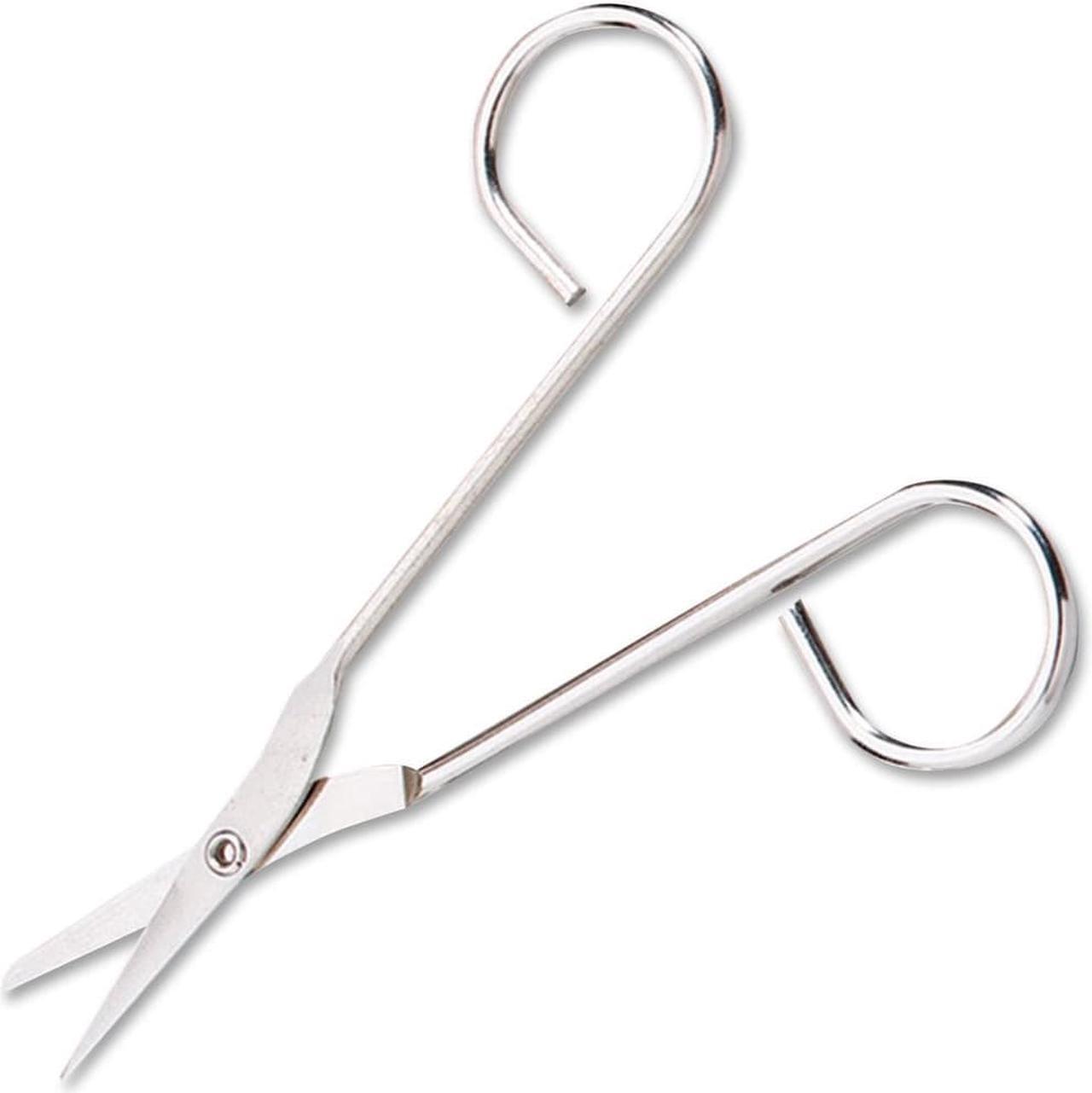Alt view image 4 of 6 - Nickel Plated Scissors 4-1/2" Silvr