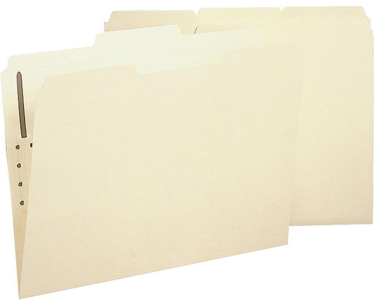 Alt view image 4 of 5 - Sparco Fastener Fldr w/2-Ply Tab 1 Fstnr 1/3 Tab Ltr 50/BX MA SP17212