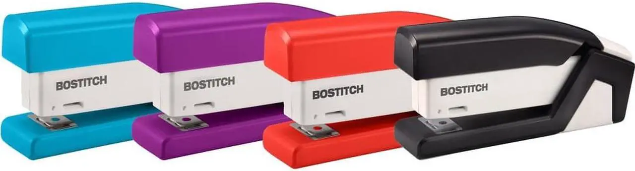 Alt view image 15 of 15 - Paperpro-Bostitch Compact Stapler Half Strip 15-sheet Capacity Assorted 1558