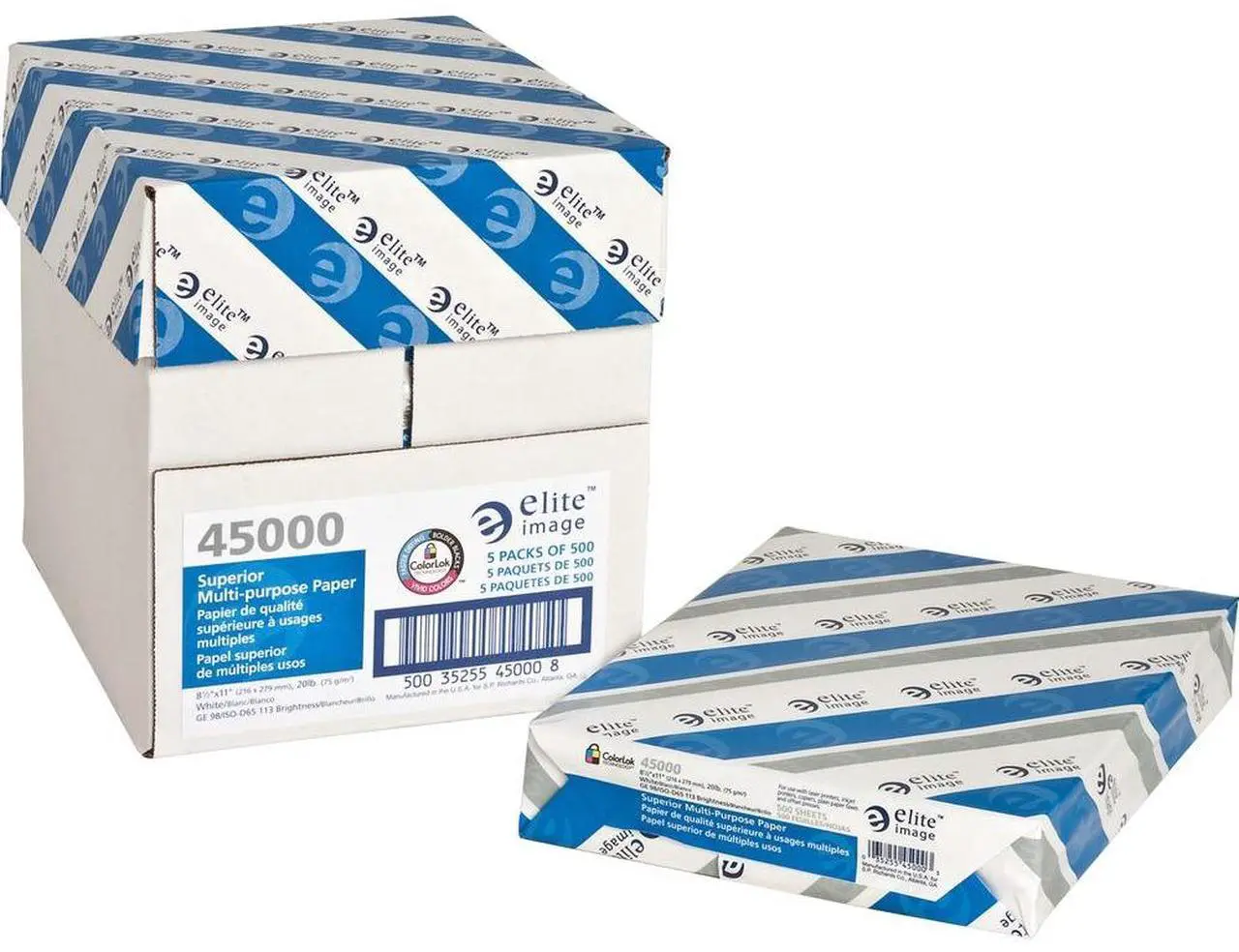 Alt view image 10 of 12 - Elite Multipurpose Paper 98 GE/112 ISO 20Ib. 8-1/2"x11" 5/CT WE 45000