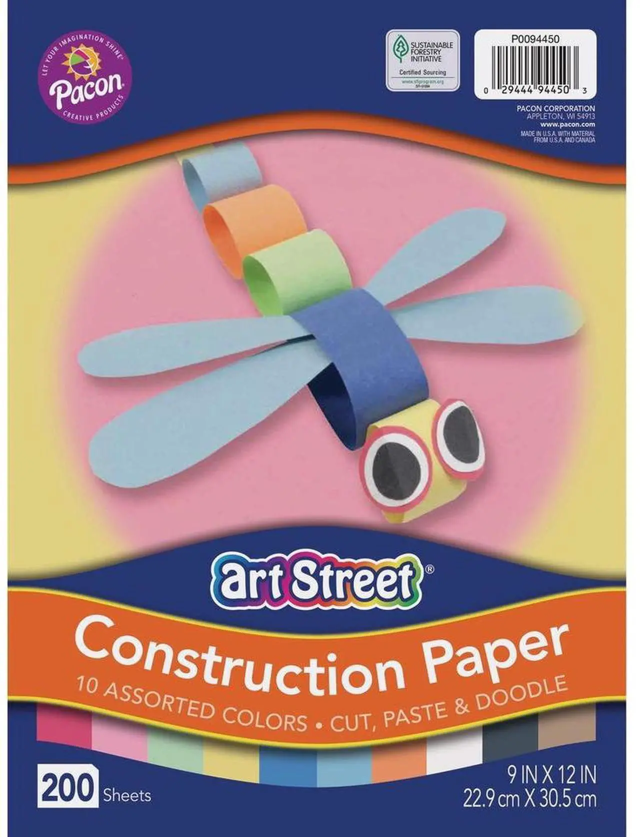 Alt view image 7 of 8 - Pacon Rainbow Super Value Construction Paper
