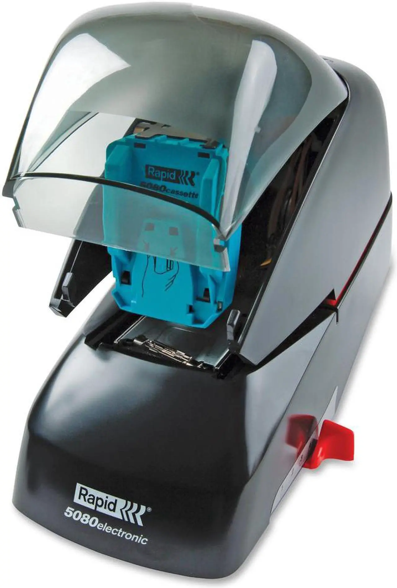 Alt view image 2 of 10 - Rapid 5080e Heavy-Duty Flat Clinch Electric Stapler 90-Sheet Capacity Black 90147
