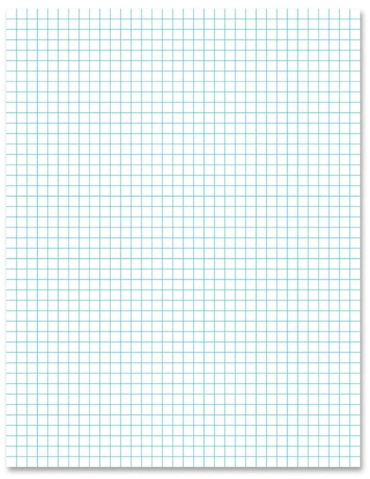 Alt view image 4 of 11 - Ampad Quadrille Pads 4 Squares/Inch 8 1/2 x 11 White 50 Sheets 22000