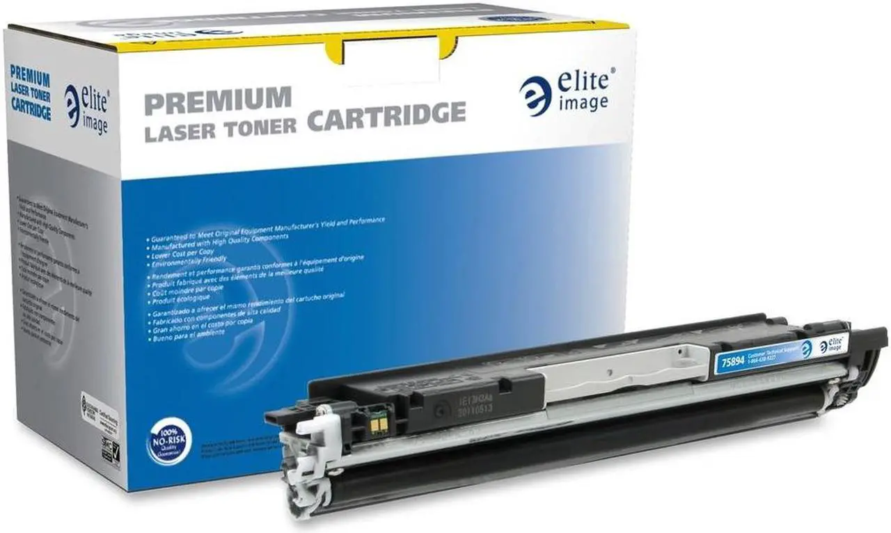 Alt view image 3 of 8 - Elite Image Compatible Black Toner Cartridge Replacement for HP 126A CE310A