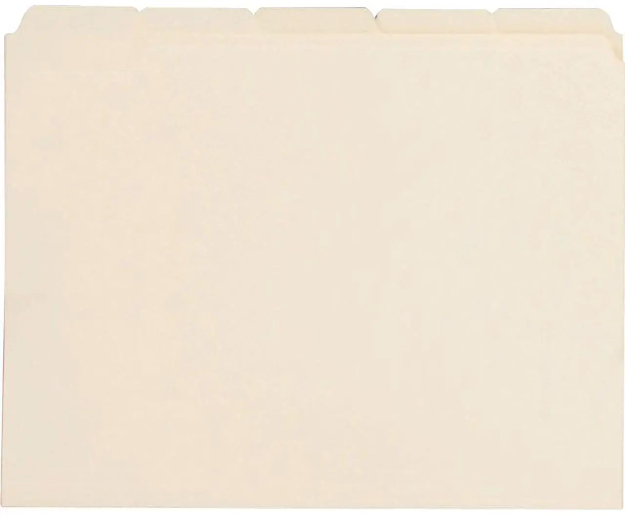 Alt view image 2 of 7 - Business Source File Folder 1/5-Cut Tab 3/4" Exp. 11 Pt. Ltr 100/BX Manila 43567