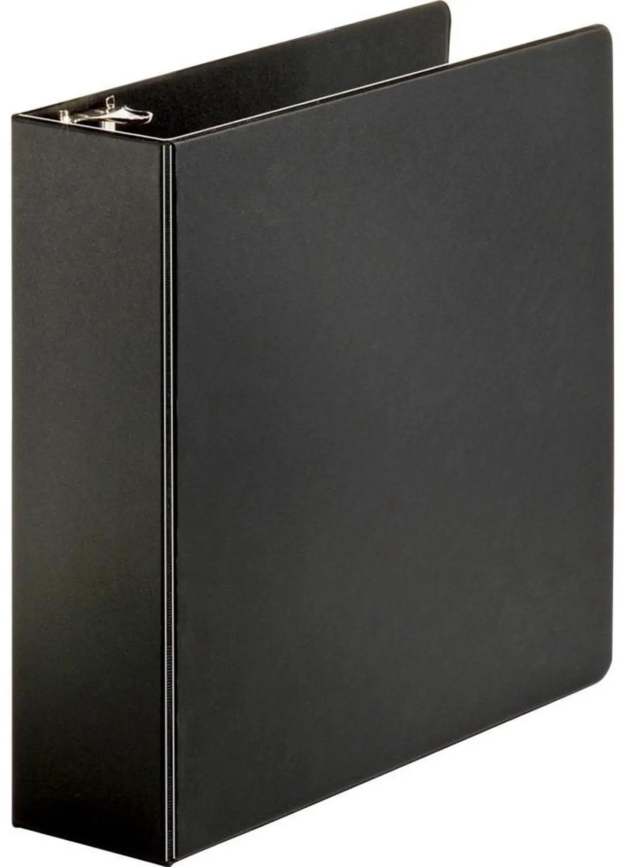Alt view image 5 of 7 - Business Source Round Ring Binder 3" Capacity 11"x8-1/2" Black 09978