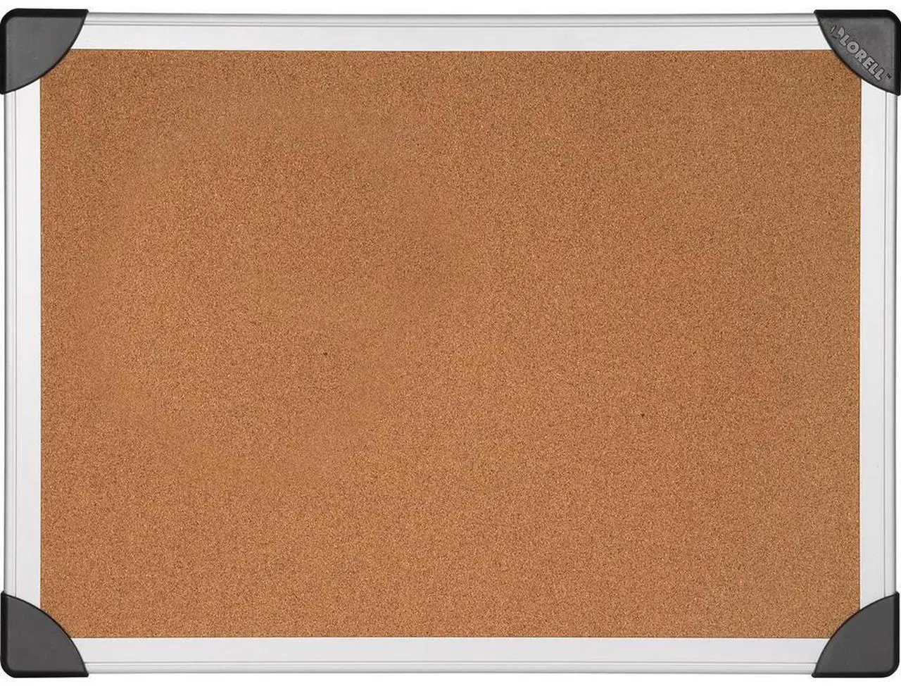 Alt view image 4 of 6 - Lorell Cork Board 3'x2' Aluminum Silver/Brown 19191