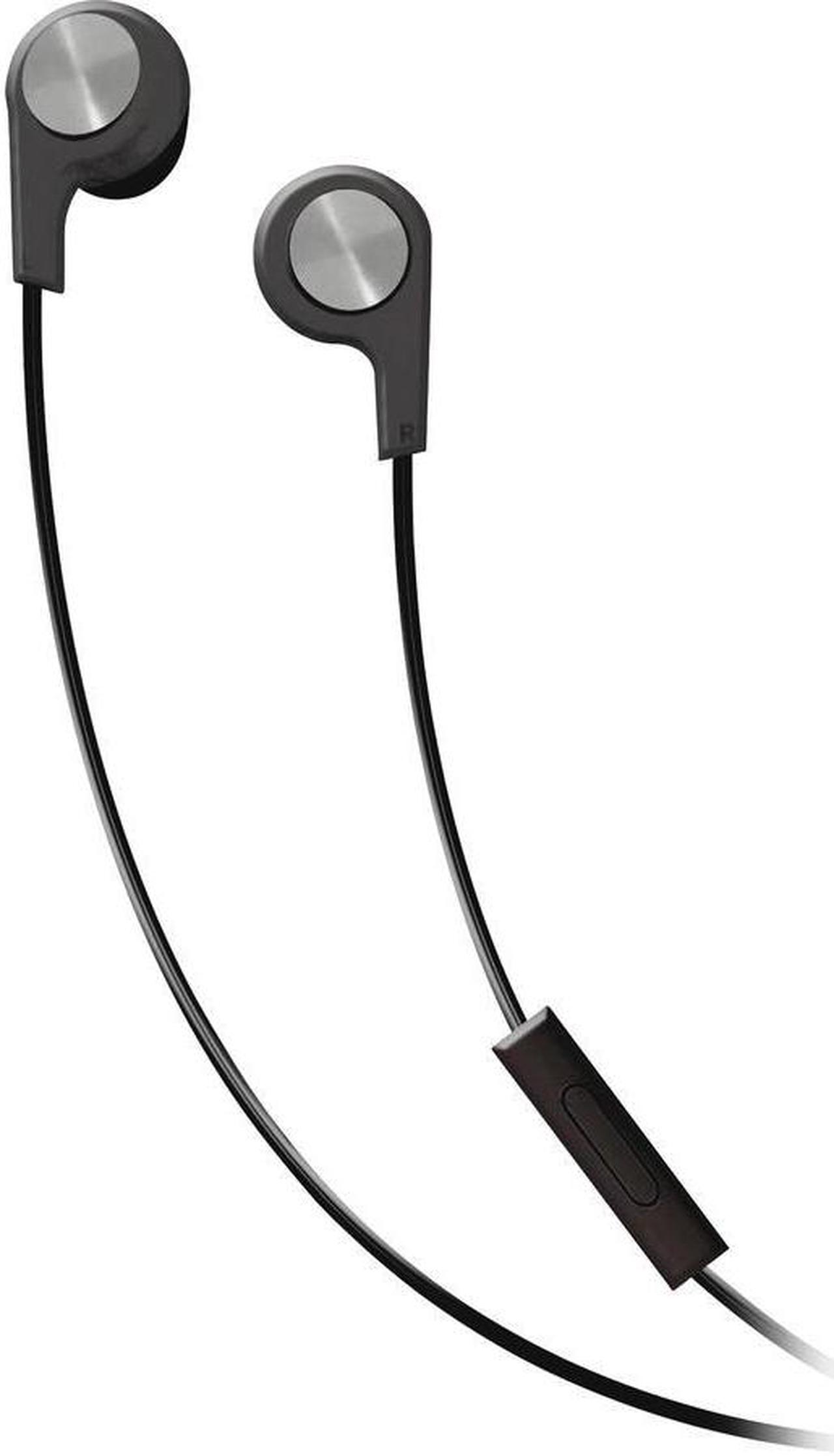 Alt view image 6 of 11 - Maxell B-13 Bass Earbuds with Microphone, Black, 52" Cord 199621