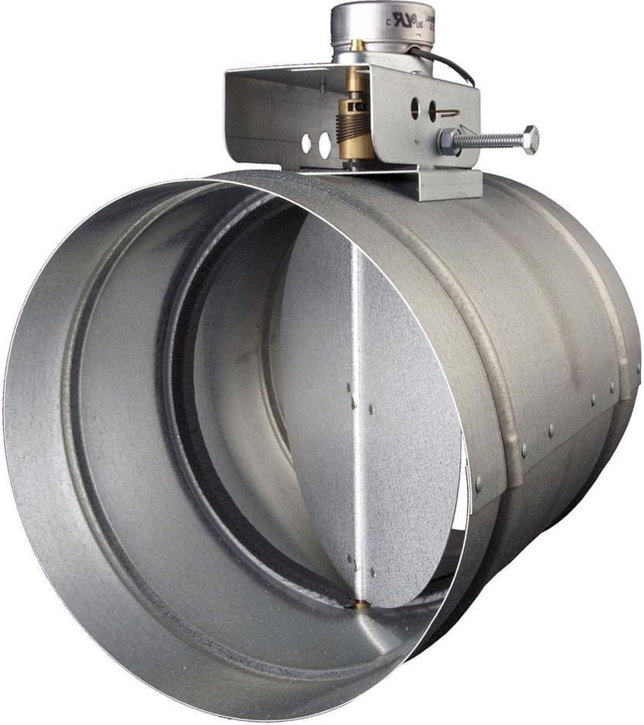 Alt view image 4 of 8 - Broan MD10TU 10" Universal Automatic Make-Up Air Damper with Pressure Sensor Kit
