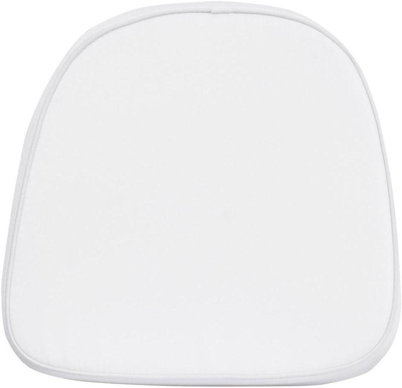 Alt view image 8 of 12 - Kids Soft White Fabric Chiavari Chair Cushion