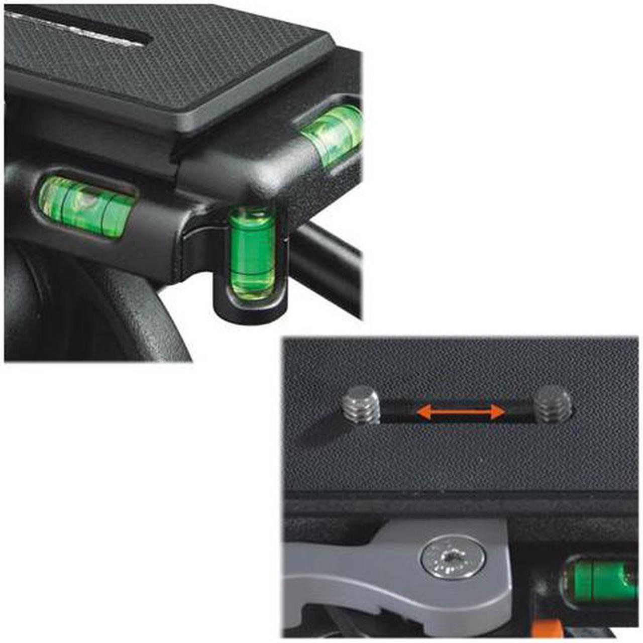 Alt view image 2 of 20 - Vanguard Alta Pro 263AP 70" Aluminum Alloy Tripod with Pan Head & Case