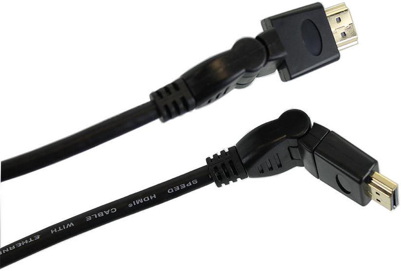 High Speed 360 HDMI Cable w/Ethernet-6ft