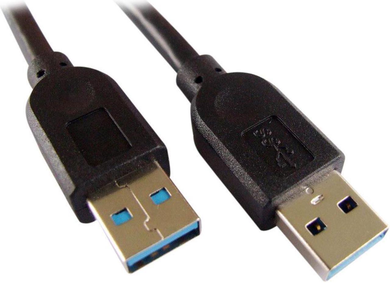 USB 3.0 AA Cable - MM, Black, 10ft