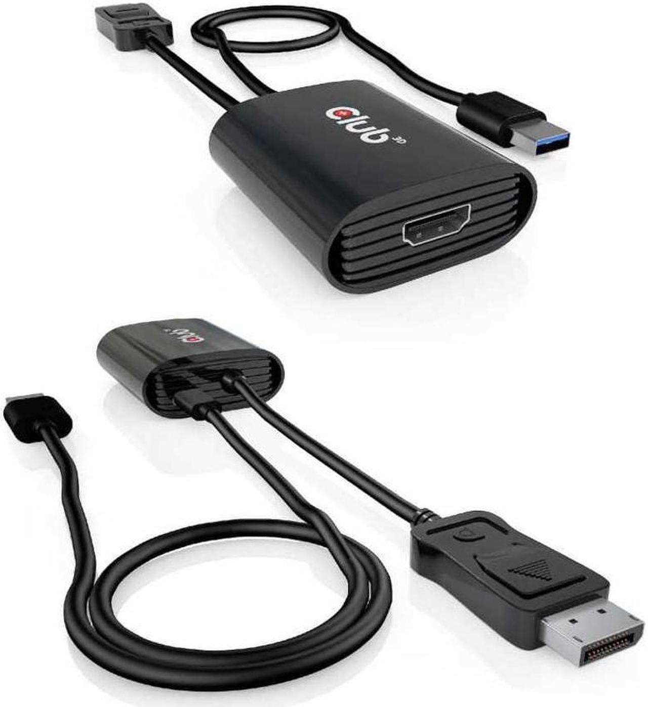 Alt view image 13 of 14 - Club3D CAC-1085 DisplayPort 1.4 to HDMI 4K120Hz HDR Active Adapter M/F