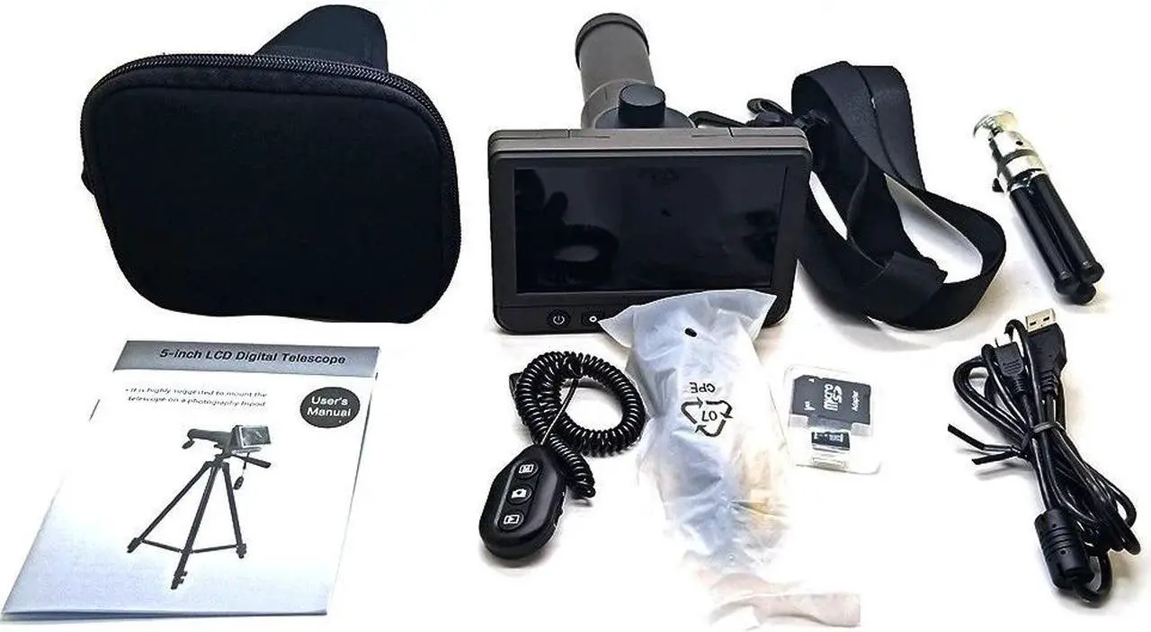 Alt view image 5 of 7 - Outdoor Camera Monocular Portable High Definition Telescope Video Photo Recording Digital Camera with 5in LCD Digital Display