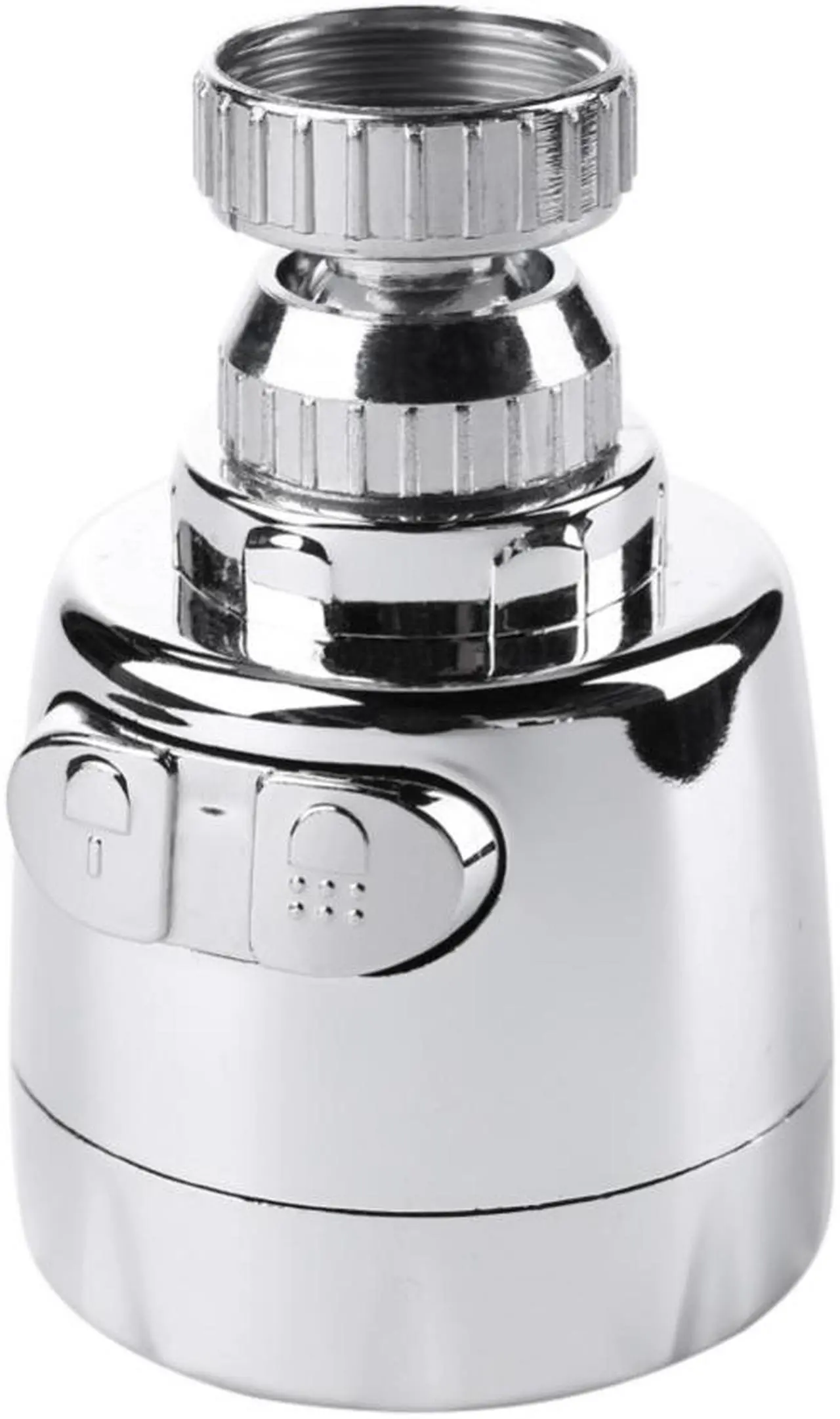 Alt view image 6 of 7 - Faucet Nozzle Aerator Bubbler Sprayer Water-Saving Tap Filter Head 360 Degree Adjustable Faucet Nozzle