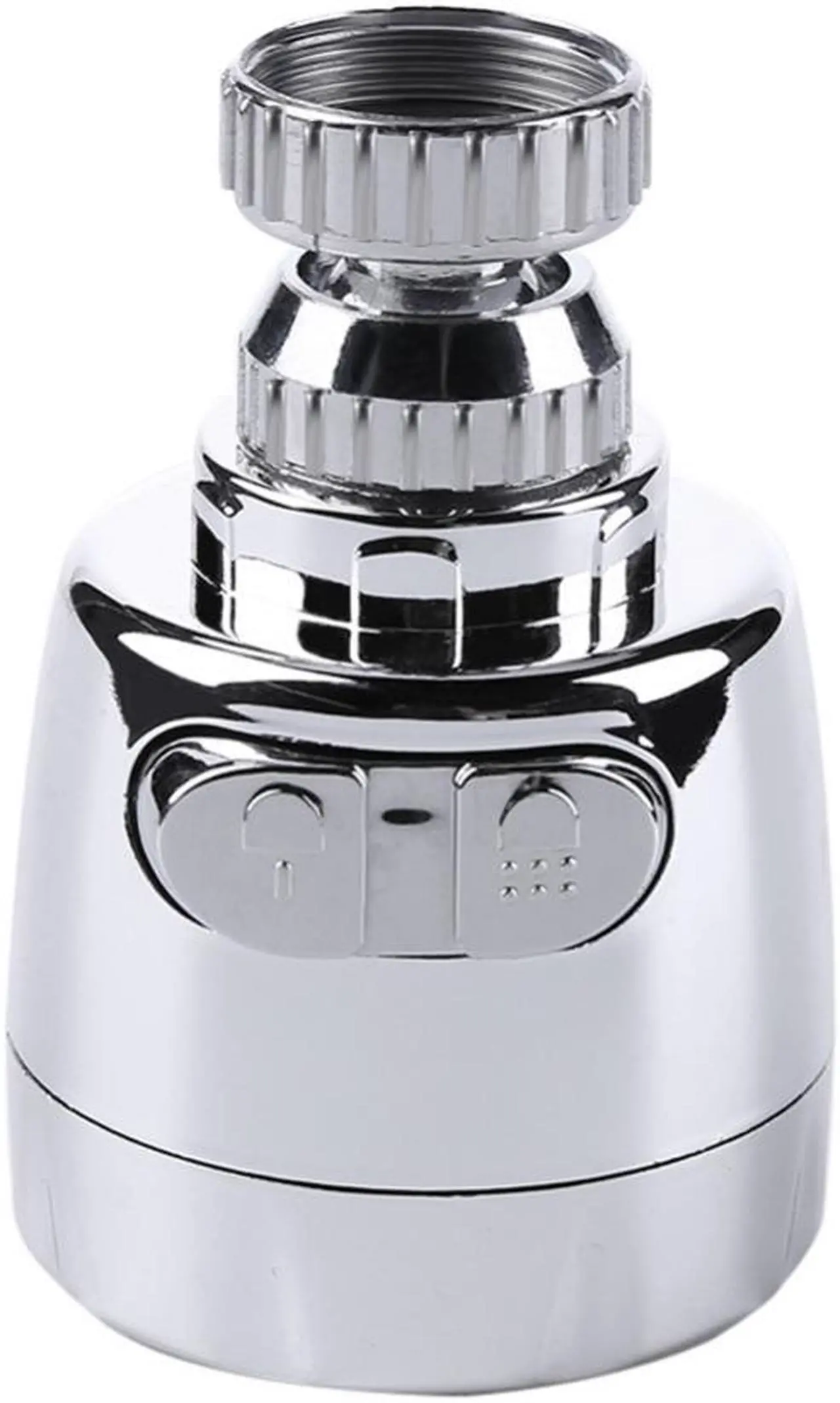 Alt view image 2 of 7 - Faucet Nozzle Aerator Bubbler Sprayer Water-Saving Tap Filter Head 360 Degree Adjustable Faucet Nozzle