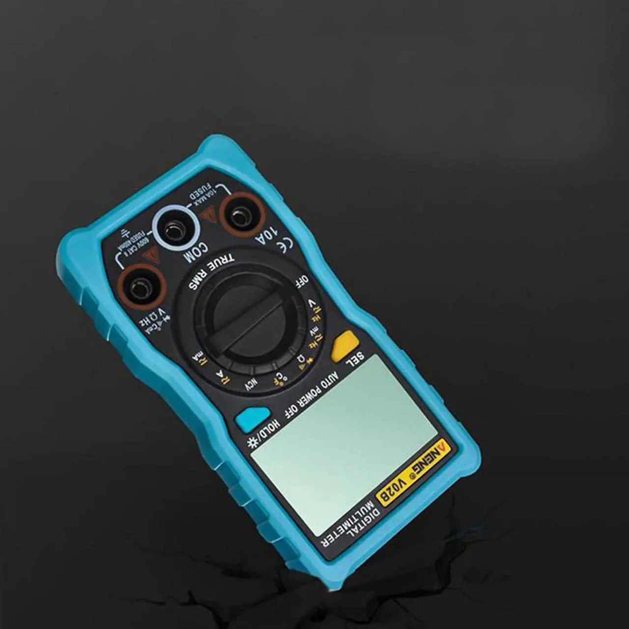 Alt view image 5 of 5 - ANENG V02B Analog Digital Multimeter Esr Meter Transistor Tester Multimetro Multimeter Auto Peak Power Off Meter Car Multi Meter - Blue