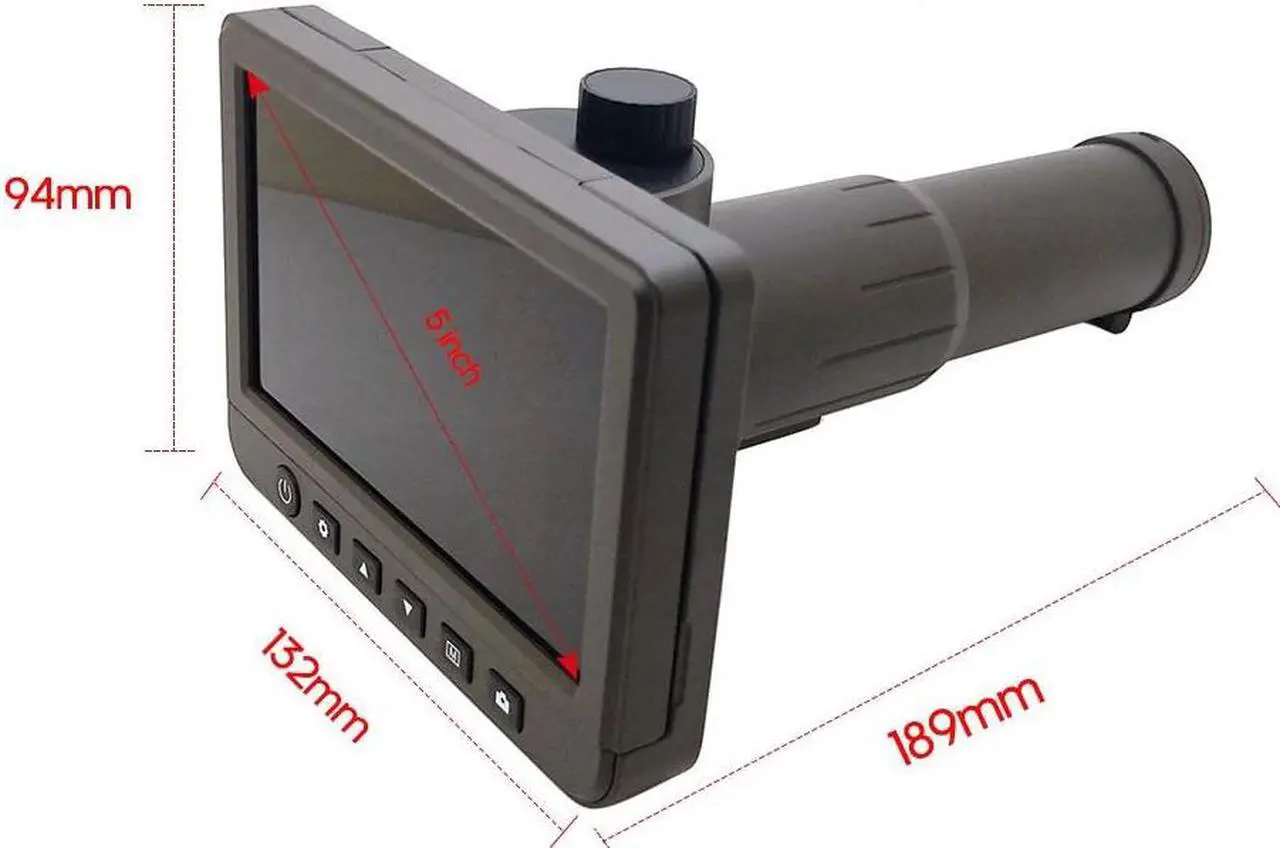 Alt view image 3 of 7 - Outdoor Camera Monocular Portable High Definition Telescope Video Photo Recording Digital Camera with 5in LCD Digital Display