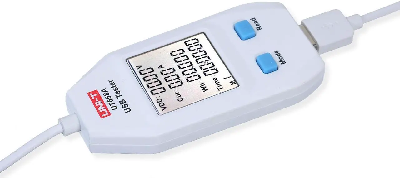 Alt view image 4 of 7 - UNI-T UT658A USB Power Meter USB Tester Detector USB Voltmeter Digital Power Capacity Tester