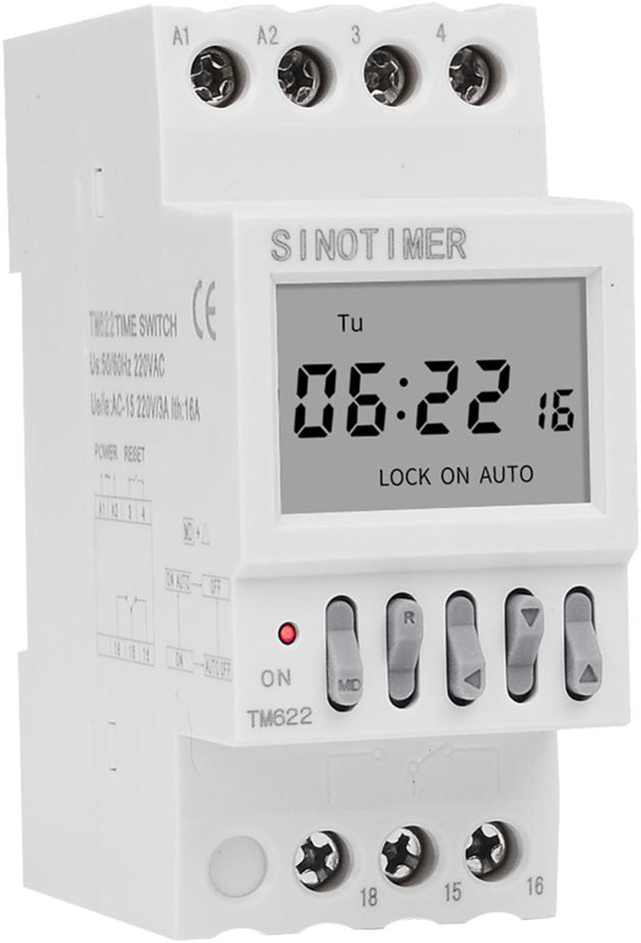 Alt view image 2 of 7 - Digital Programmable Timer Switch Programmable Digital Timer Switch Relay Control 220V Timing Socket