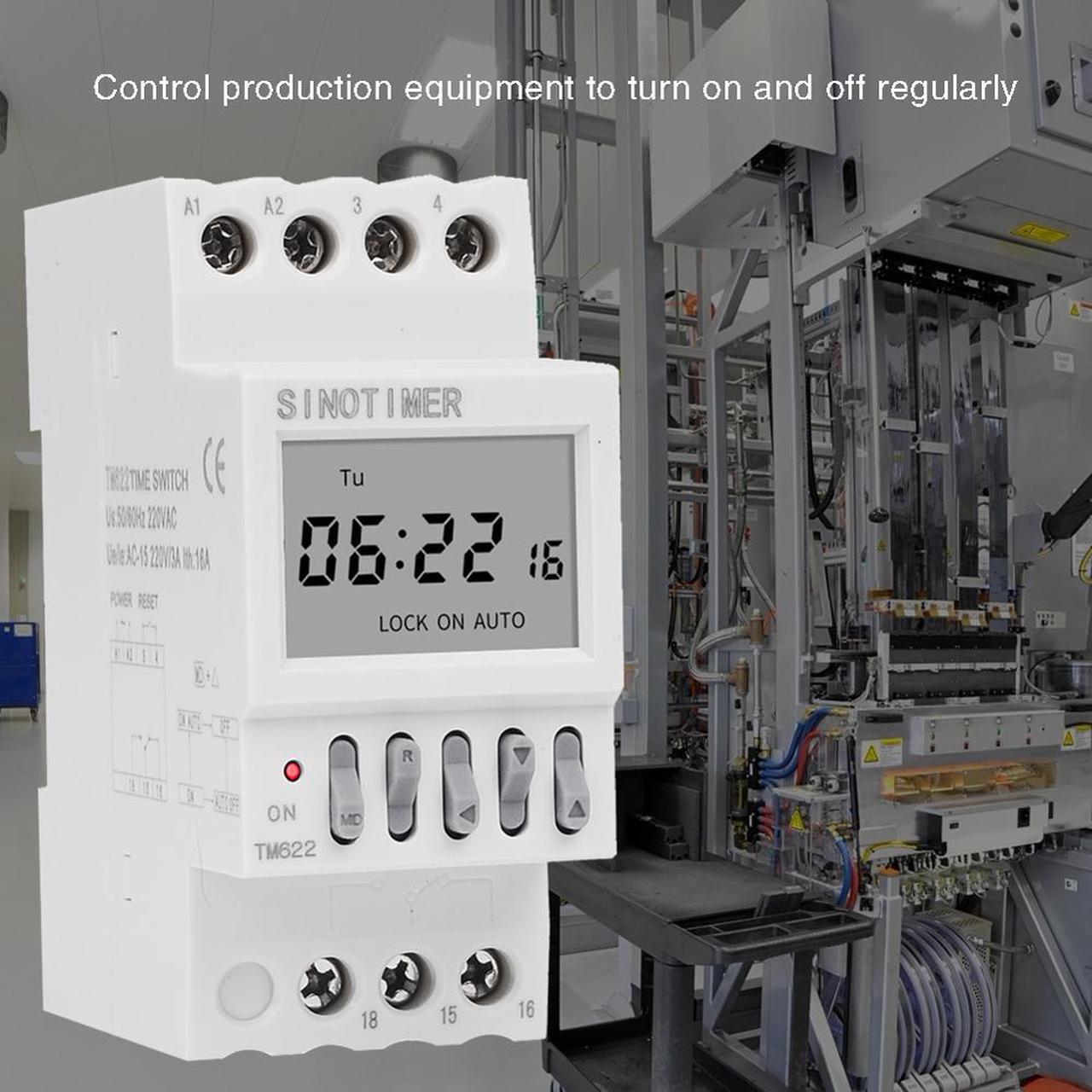 Alt view image 7 of 7 - Digital Programmable Timer Switch Programmable Digital Timer Switch Relay Control 220V Timing Socket
