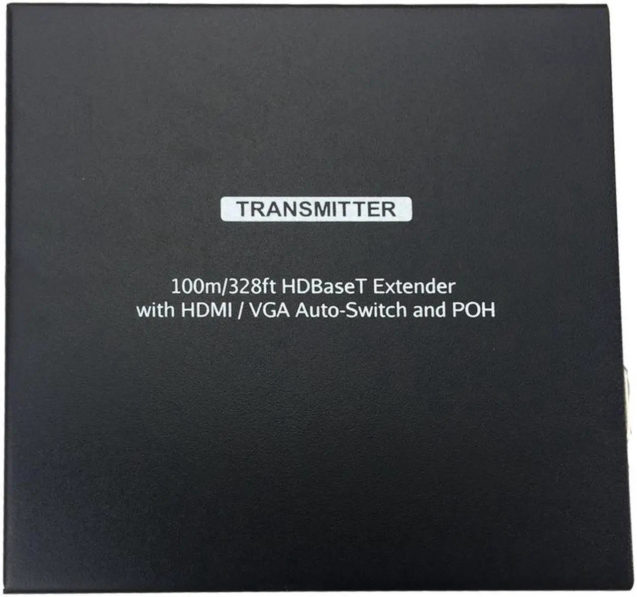 Alt view image 4 of 5 - HDMI Extender Kit 100M 2-in-1 HDMI VGA to HDMI Extender Scaler with Audio POH HDCP