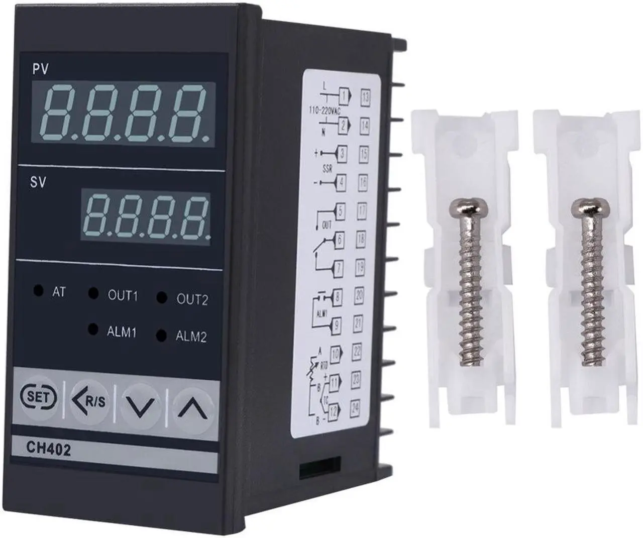 Alt view image 7 of 7 - PID Temperature Controller Digital Thermostat Relay Control Switch AC85-264V High Accuracy Smart Temperature Controller Tools