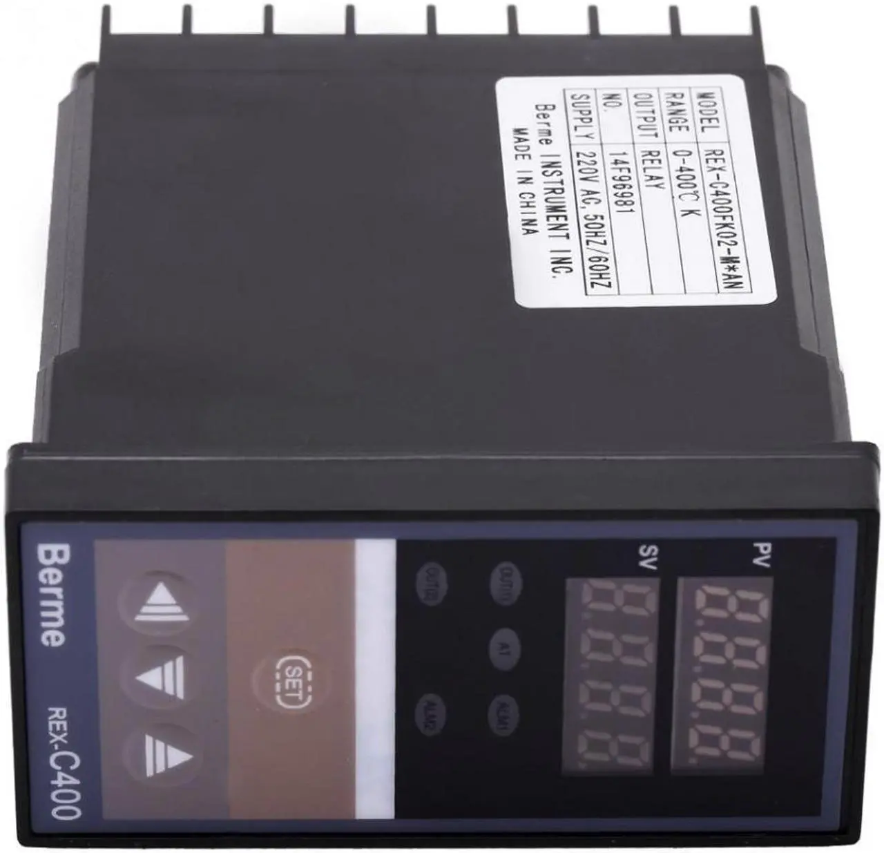 Alt view image 6 of 7 - Intelligent Temperature Controller Regulator Digital Panel Thermostat Switch AC 220V Temp Sensor Controller with Clips