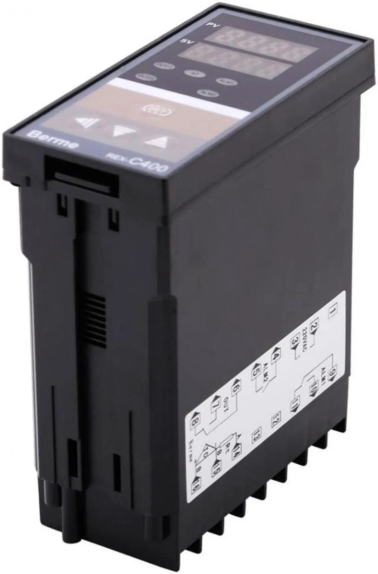 Alt view image 4 of 7 - Intelligent Temperature Controller Regulator Digital Panel Thermostat Switch AC 220V Temp Sensor Controller with Clips